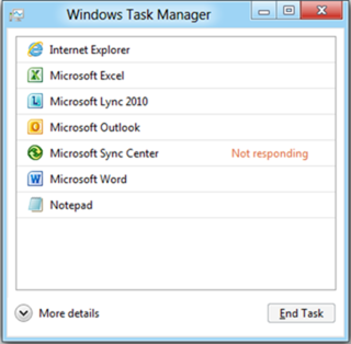 Windows 8 Taskbar: versão simplificada